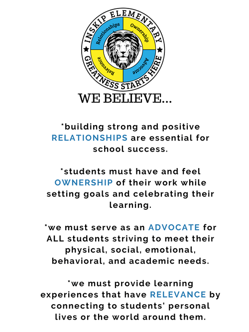 Inskip's Core Beliefs